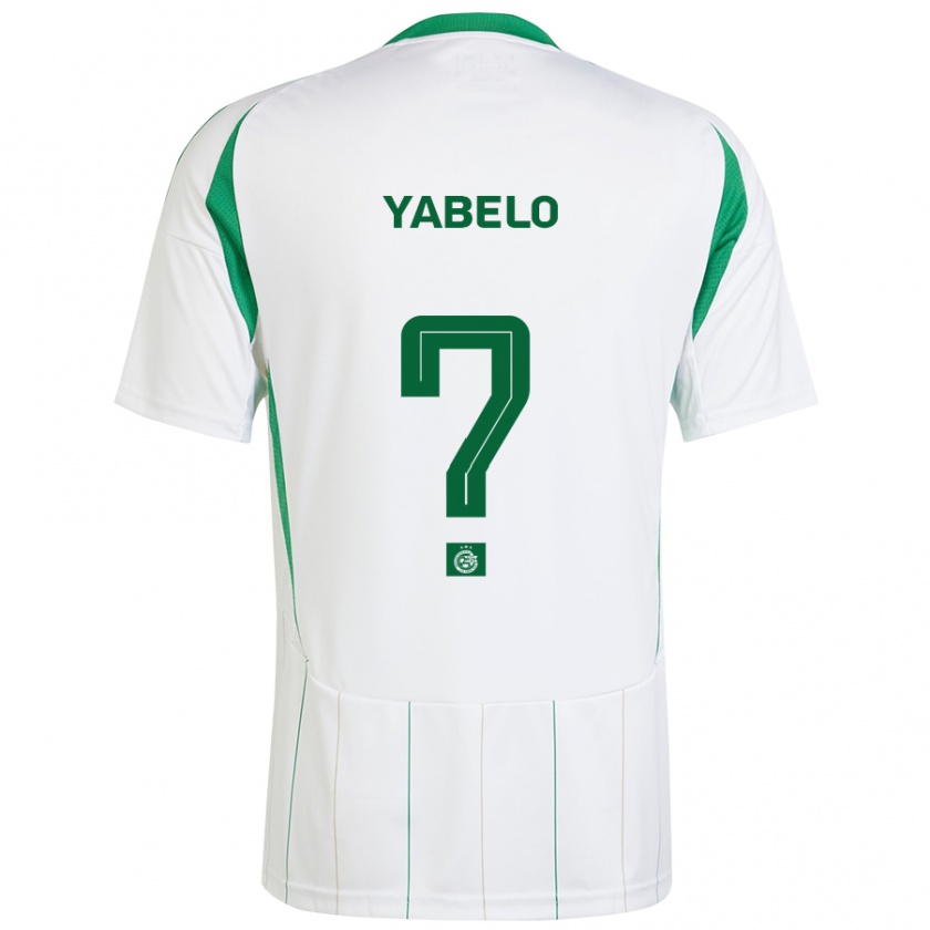 Kandiny Hombre Camiseta Getachew Yabelo #0 Blanco Verde 2ª Equipación 2024/25 La Camisa