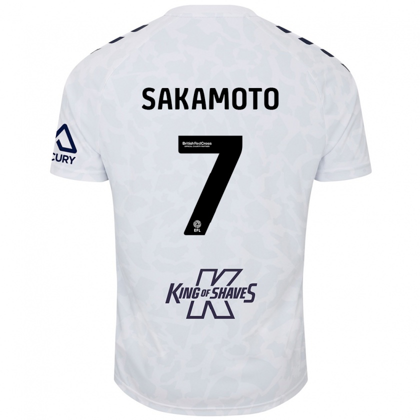 Kandiny Herren Tatsuhiro Sakamoto #7 Weiß Auswärtstrikot Trikot 2024/25 T-Shirt Österreich