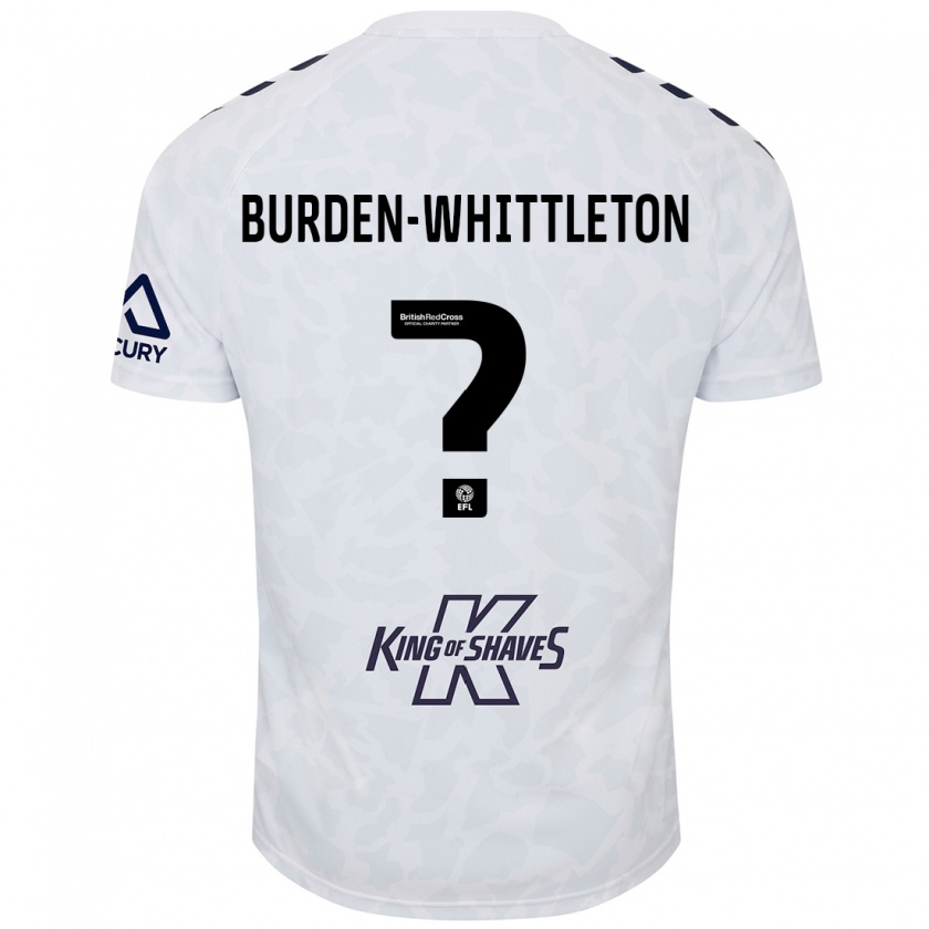 Kandiny Herren Charlie Burden-Whittleton #0 Weiß Auswärtstrikot Trikot 2024/25 T-Shirt Österreich