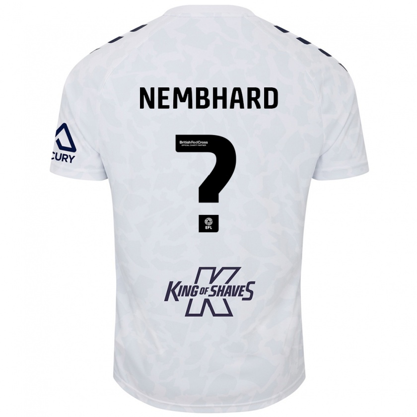 Kandiny Hombre Camiseta Kesiah Nembhard #0 Blanco 2ª Equipación 2024/25 La Camisa