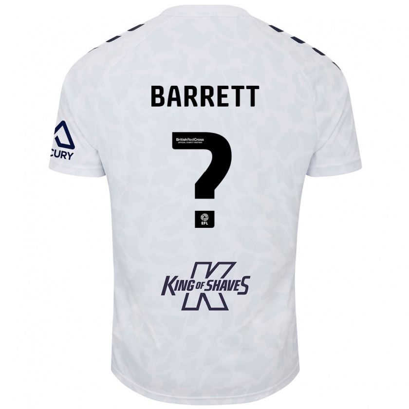 Kandiny Hombre Camiseta Marlow Barrett #0 Blanco 2ª Equipación 2024/25 La Camisa