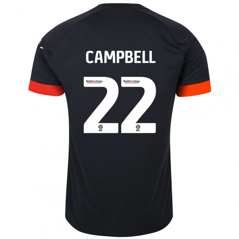 Kandiny Homem Camisola Allan Campbell #22 Laranja Preto Alternativa 2024/25 Camisa Brasil