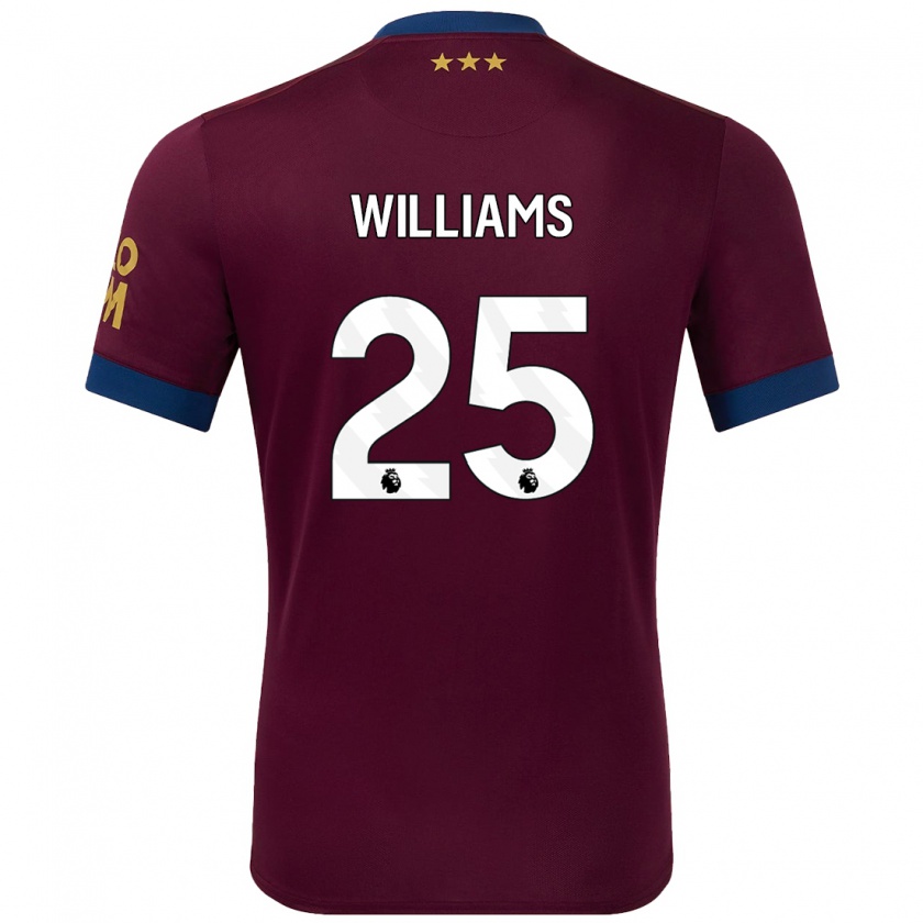 Kandiny Heren Erin Williams #25 Bruin Uitshirt Uittenue 2024/25 T-Shirt