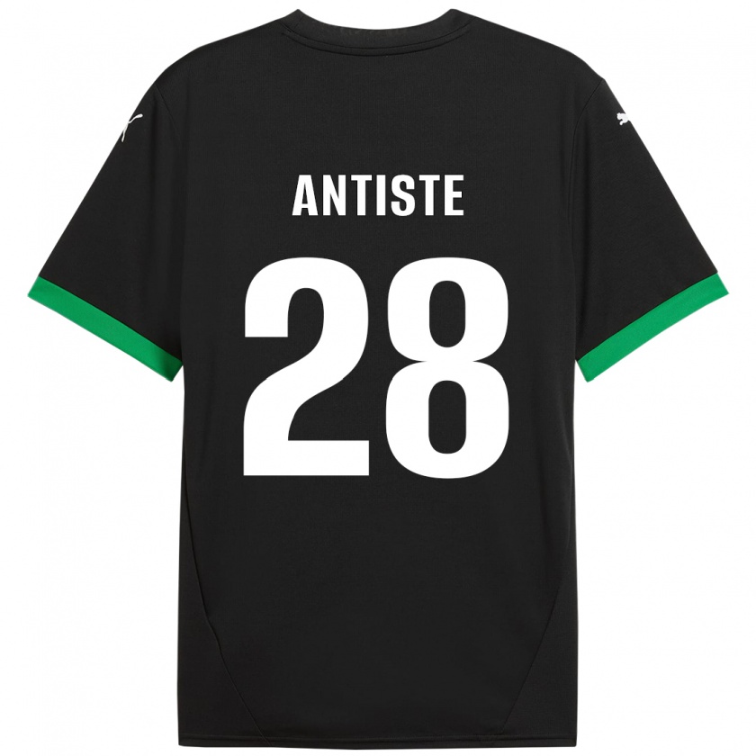 Kandiny Mujer Camiseta Janis Antiste #28 Negro Verde Oscuro 1ª Equipación 2024/25 La Camisa México