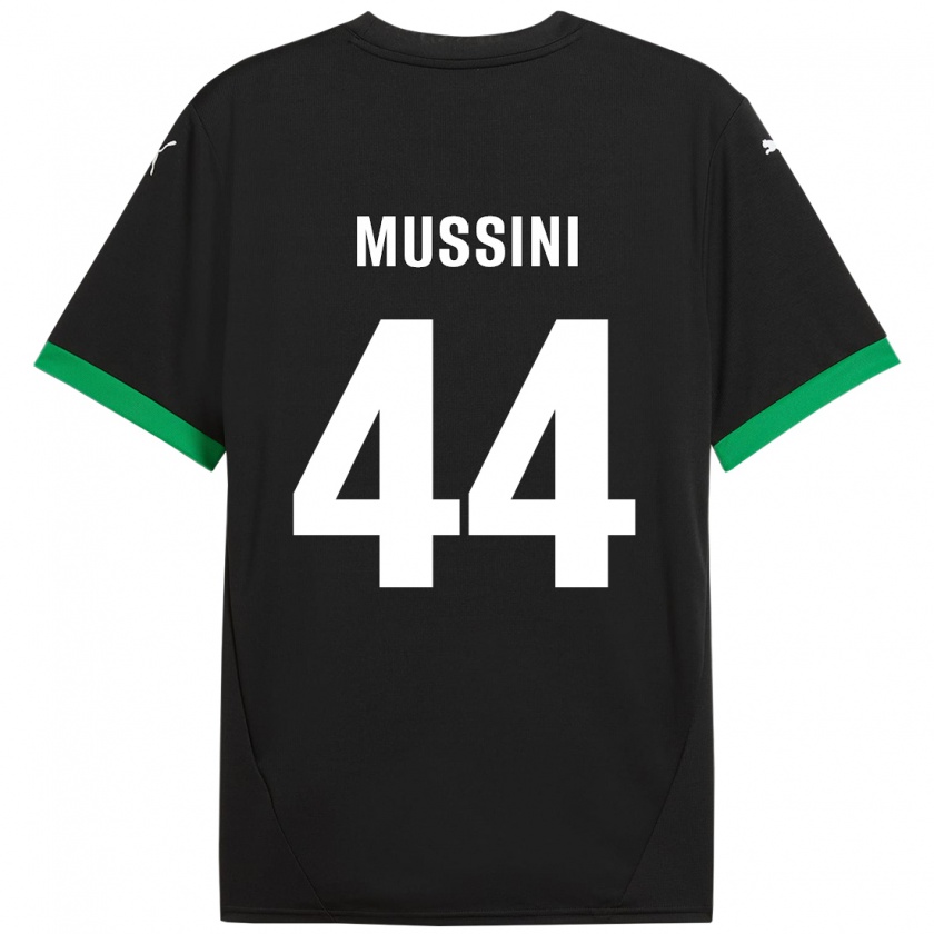 KandinyレディースAndrea Mussini#44黒 ダークグリーンホームシャツ2024/25ジャージーユニフォーム