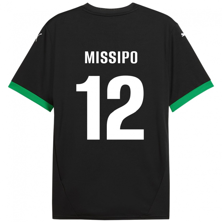 Kandiny Mujer Camiseta Kassandra Missipo #12 Negro Verde Oscuro 1ª Equipación 2024/25 La Camisa México