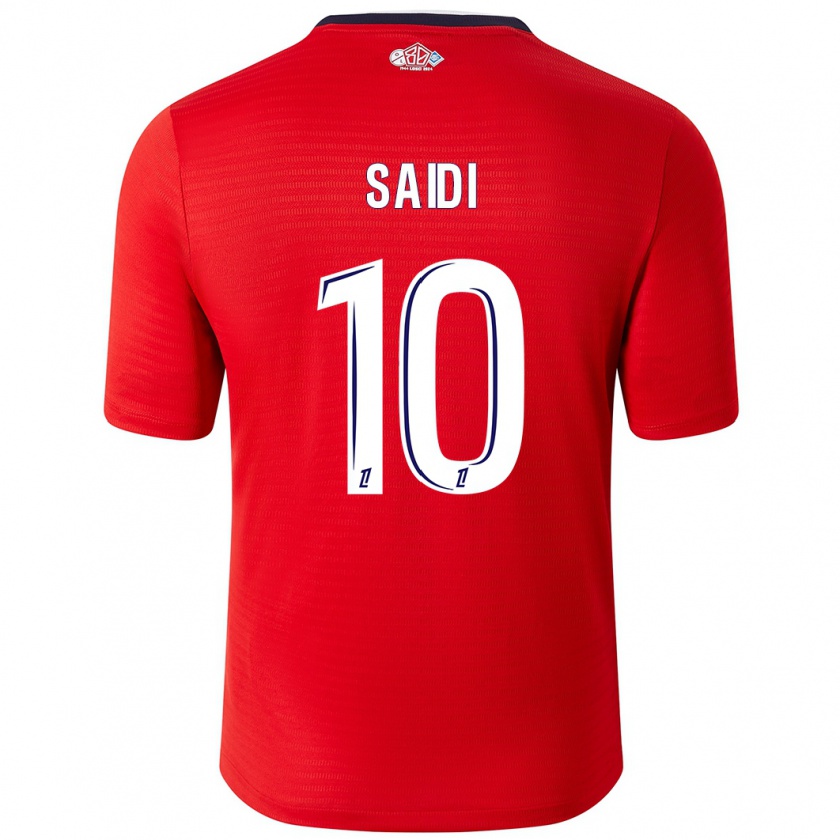 Kandiny Dames Rachel Saidi #10 Rood Wit Thuisshirt Thuistenue 2024/25 T-Shirt