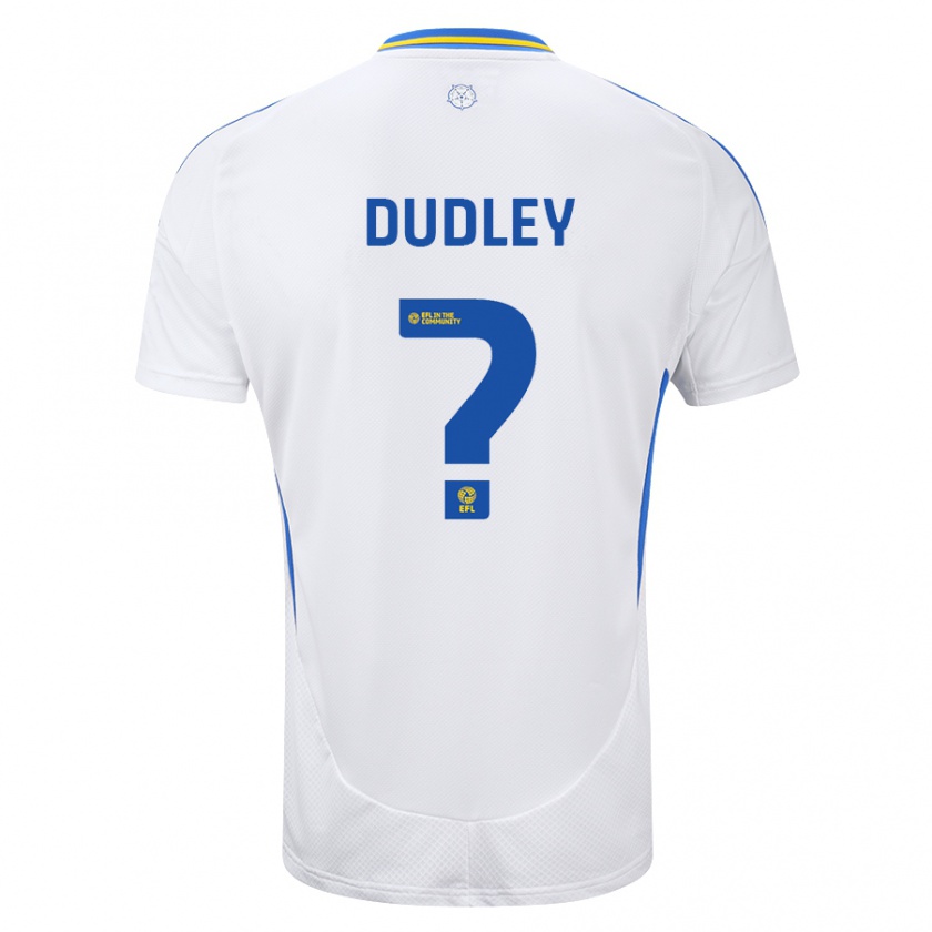 Kandiny Dames Louie Dudley #0 Wit Blauw Thuisshirt Thuistenue 2024/25 T-Shirt