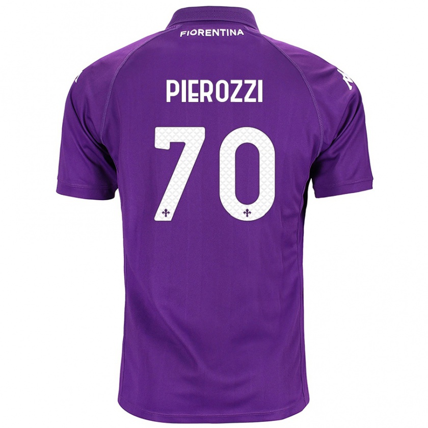 KandinyレディースNiccolò Pierozzi#70紫ホームシャツ2024/25ジャージーユニフォーム