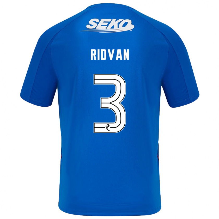 Kandiny Donna Maglia Rıdvan Yılmaz #3 Blu Scuro Kit Gara Home 2024/25 Maglietta