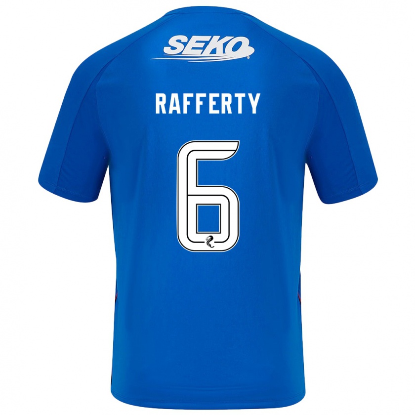 Kandiny Dames Laura Rafferty #6 Donkerblauw Thuisshirt Thuistenue 2024/25 T-Shirt