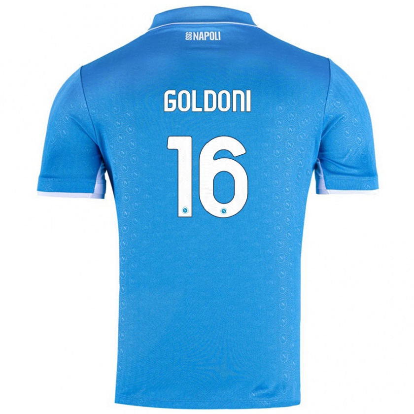 Kandiny Donna Maglia Eleonora Goldoni #16 Azzurro Cielo Kit Gara Home 2024/25 Maglietta