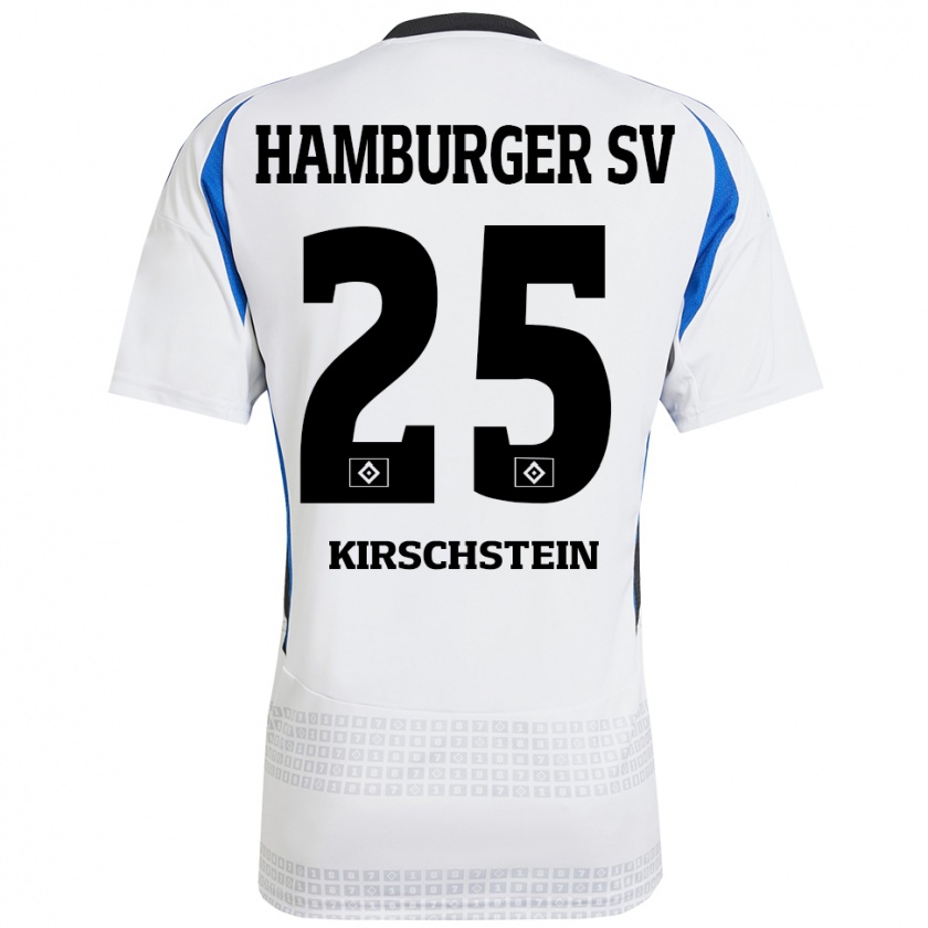 Kandiny Damen Merle Kirschstein #25 Weiß Blau Heimtrikot Trikot 2024/25 T-Shirt Österreich