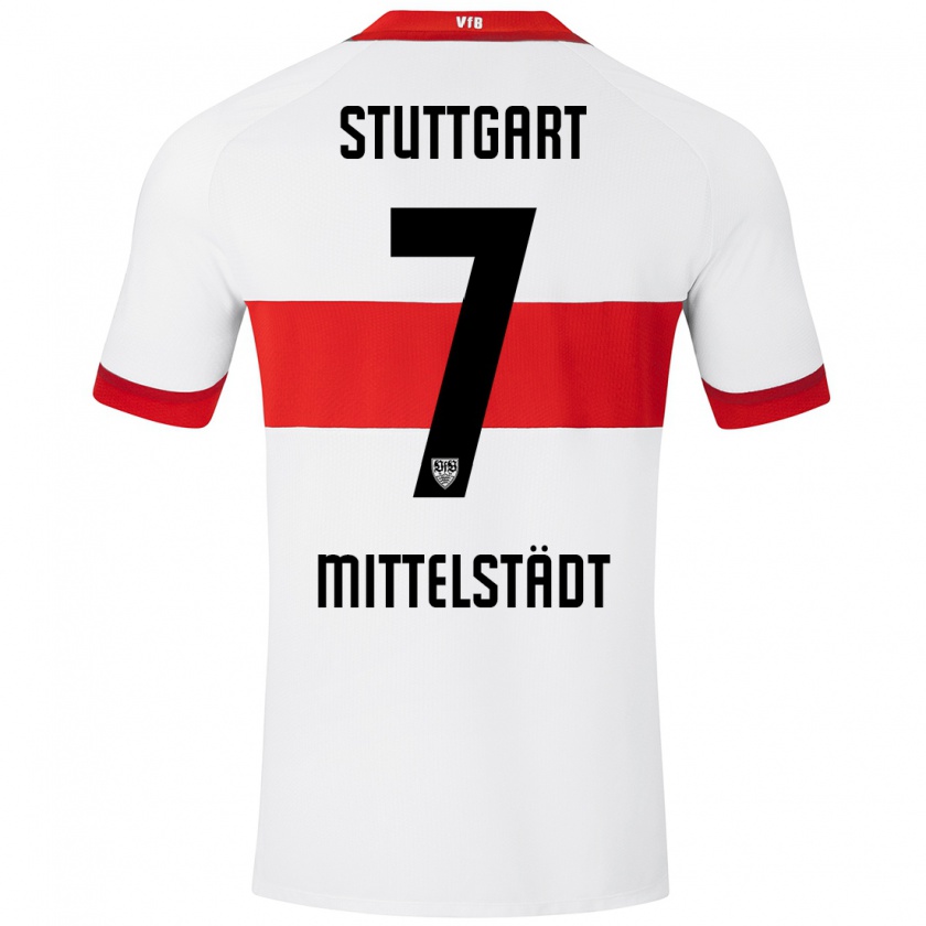 Kandiny Damen Maximilian Mittelstädt #7 Weiß Rot Heimtrikot Trikot 2024/25 T-Shirt Österreich