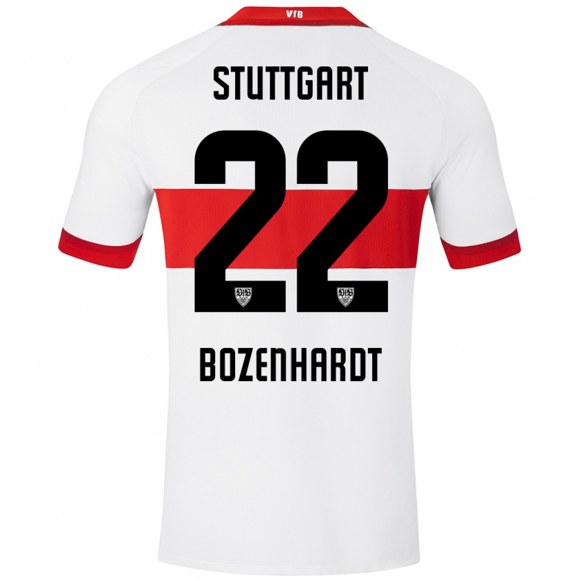 Kandiny Damen Laura Bozenhardt #22 Weiß Rot Heimtrikot Trikot 2024/25 T-Shirt Österreich