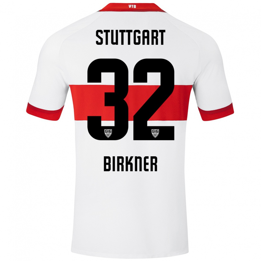 Kandiny Damen Hanna Birkner #32 Weiß Rot Heimtrikot Trikot 2024/25 T-Shirt Österreich