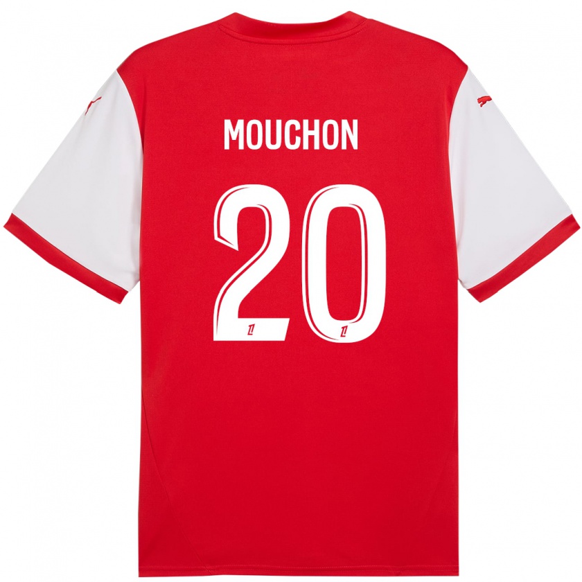 Kandiny Dames Noémie Mouchon #20 Rood Wit Thuisshirt Thuistenue 2024/25 T-Shirt