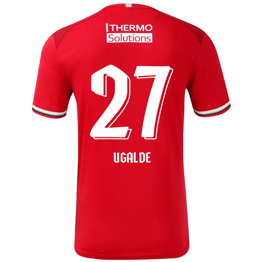 Kandiny Damen Manfred Ugalde #27 Rot Weiß Heimtrikot Trikot 2024/25 T-Shirt Österreich