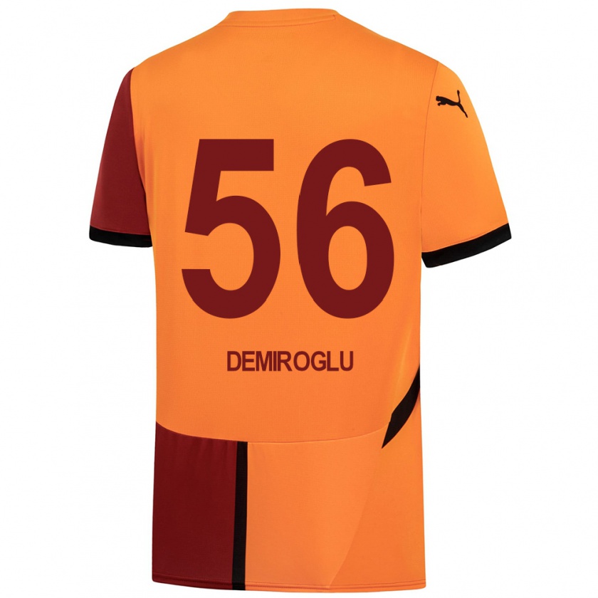 Kandiny Damen Baran Demiroğlu #56 Gelb Rot Heimtrikot Trikot 2024/25 T-Shirt Österreich