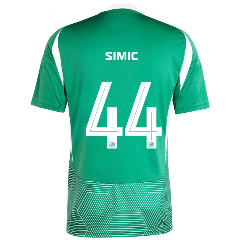 Kandiny Dames Lorenco Simic #44 Groen Wit Thuisshirt Thuistenue 2024/25 T-Shirt