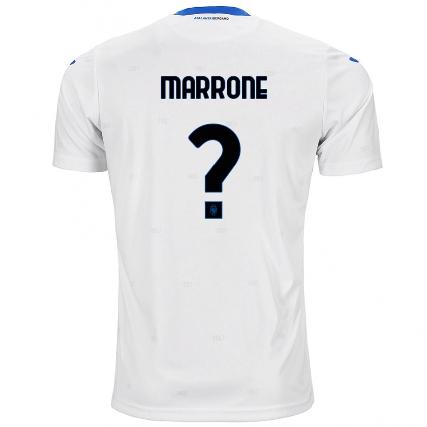 Kandiny Donna Maglia Federico Marrone #0 Bianco Kit Gara Away 2024/25 Maglietta