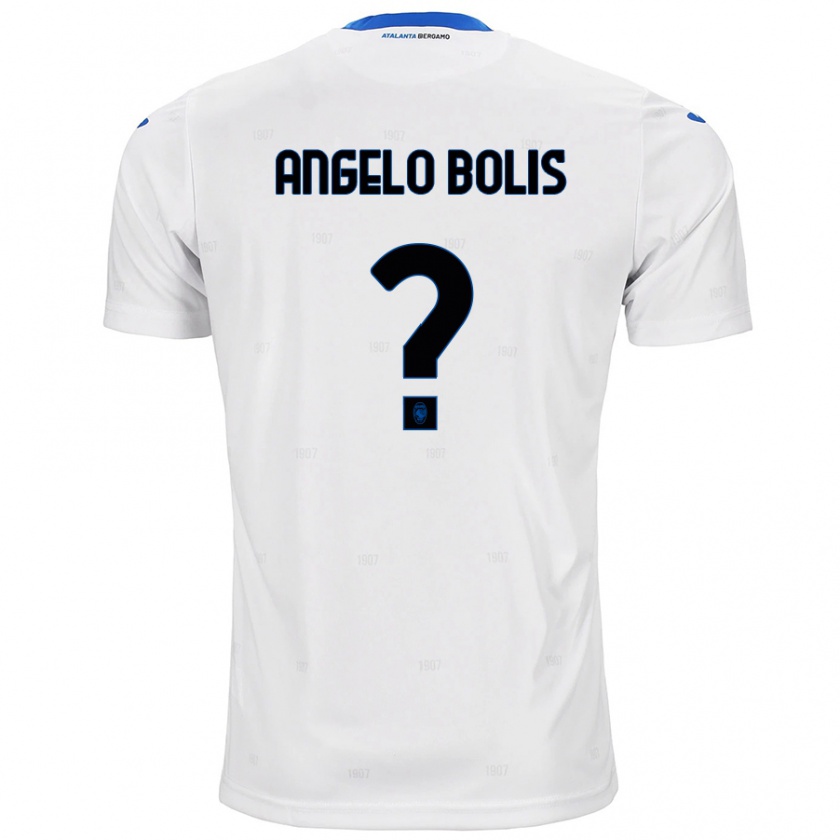 Kandiny Donna Maglia Tommaso Angelo Bolis #0 Bianco Kit Gara Away 2024/25 Maglietta