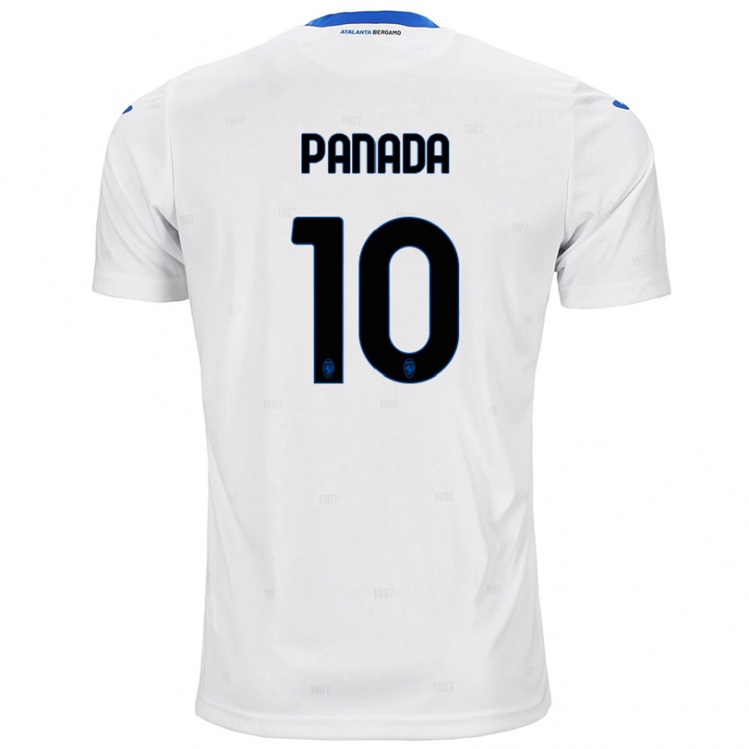 Kandiny Mujer Camiseta Simone Panada #10 Blanco 2ª Equipación 2024/25 La Camisa