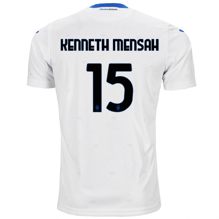 Kandiny Dames Anthony Kenneth Mensah #15 Wit Uitshirt Uittenue 2024/25 T-Shirt België