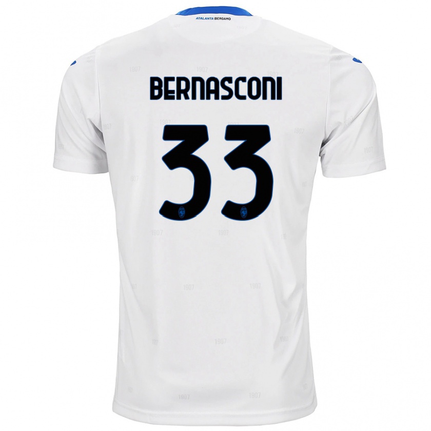 Kandiny Dames Lorenzo Bernasconi #33 Wit Uitshirt Uittenue 2024/25 T-Shirt