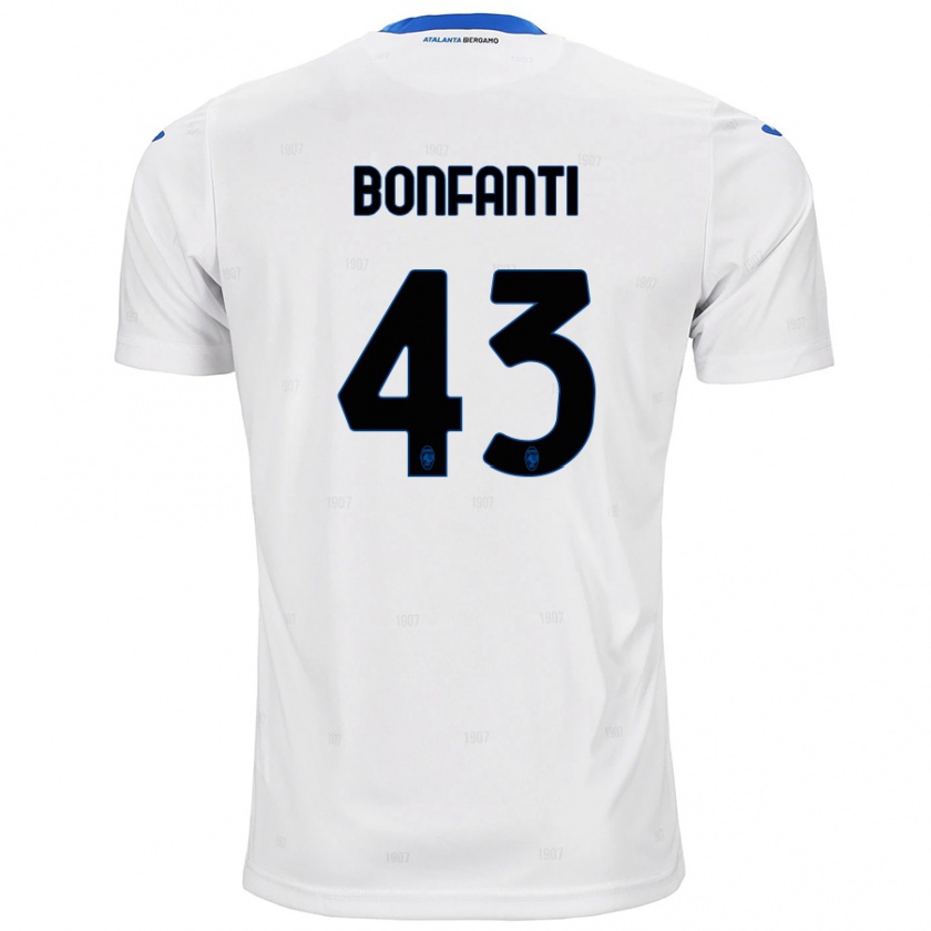 Kandiny Damen Giovanni Bonfanti #43 Weiß Auswärtstrikot Trikot 2024/25 T-Shirt Österreich