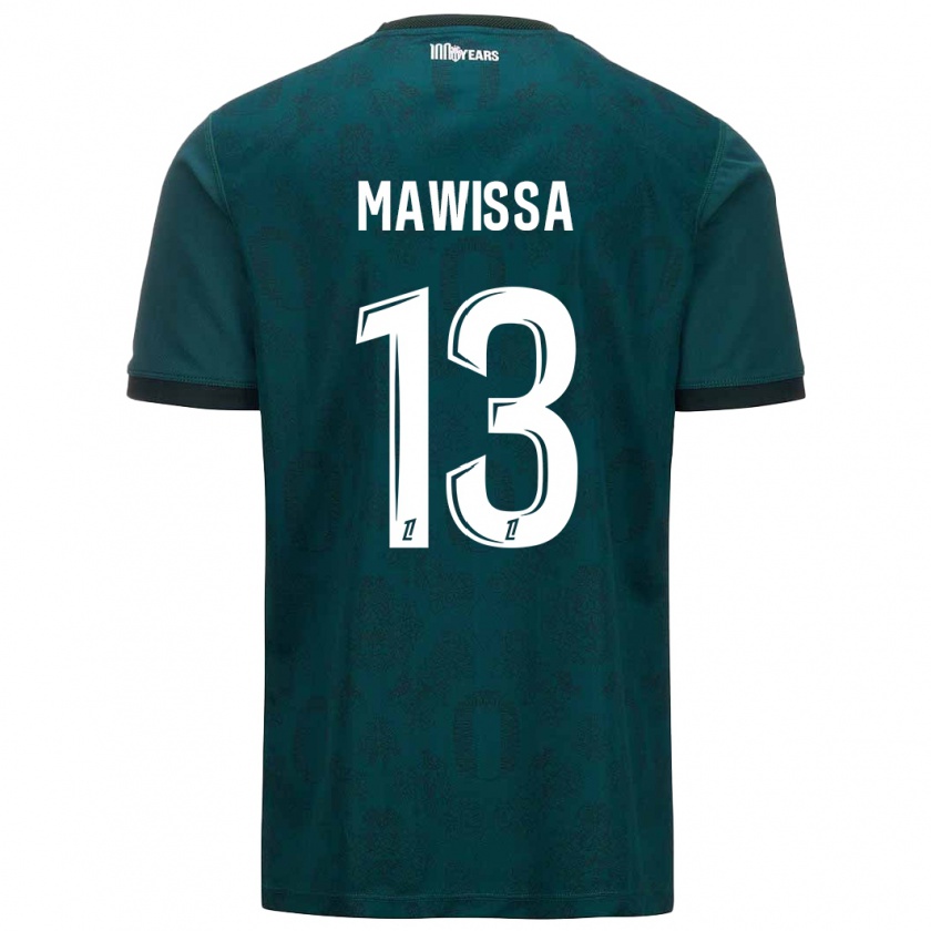 Kandiny Dames Christian Mawissa #13 Donkergroen Uitshirt Uittenue 2024/25 T-Shirt