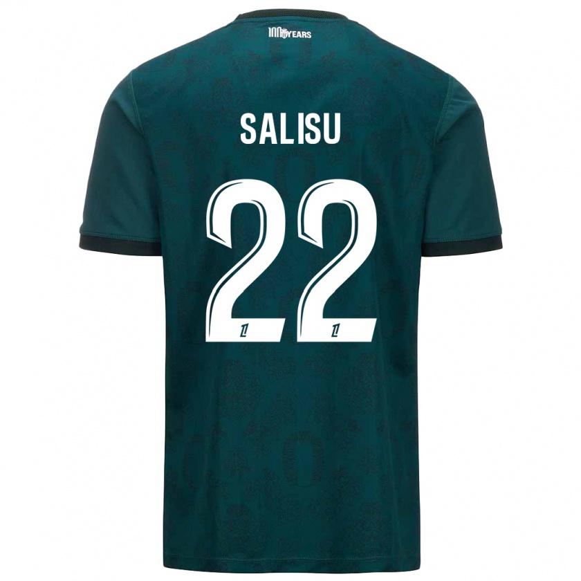 Kandiny Dames Mohammed Salisu #22 Donkergroen Uitshirt Uittenue 2024/25 T-Shirt België