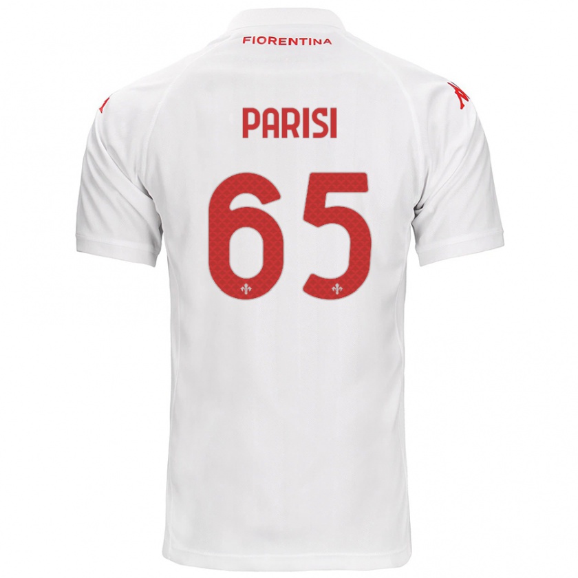 Kandiny Donna Maglia Fabiano Parisi #65 Bianco Kit Gara Away 2024/25 Maglietta