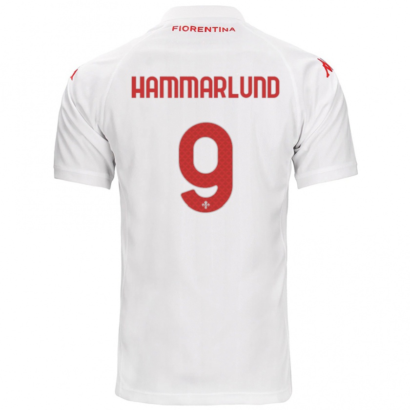 Kandiny Dames Pauline Hammarlund #9 Wit Uitshirt Uittenue 2024/25 T-Shirt