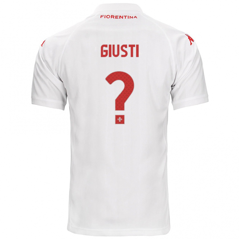 Kandiny Damen Edoardo Giusti #0 Weiß Auswärtstrikot Trikot 2024/25 T-Shirt Österreich