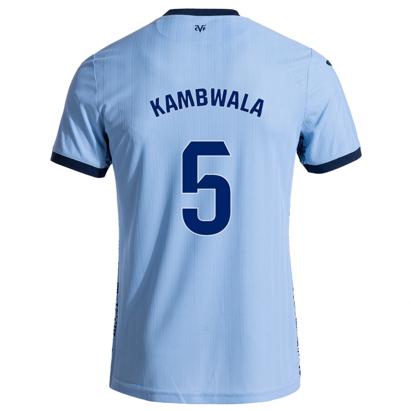 Kandiny Damen Willy Kambwala #5 Himmelblau Auswärtstrikot Trikot 2024/25 T-Shirt Österreich