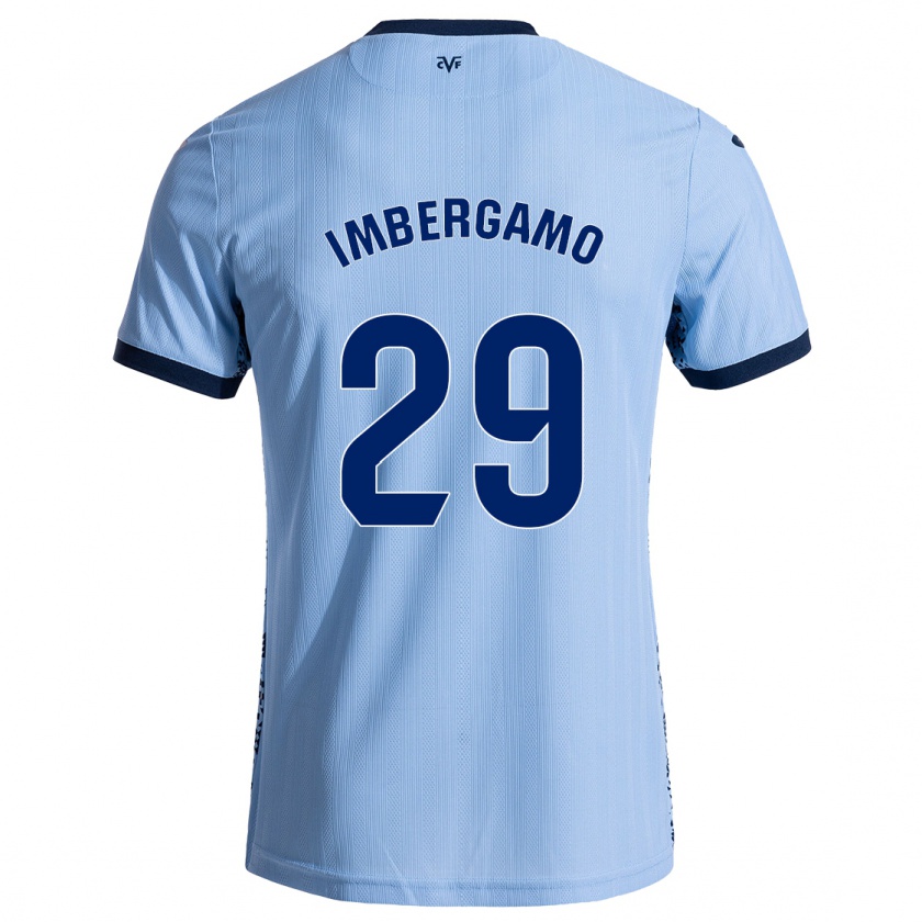 Kandiny Mujer Camiseta Mar Imbergamo #29 Azul Cielo 2ª Equipación 2024/25 La Camisa