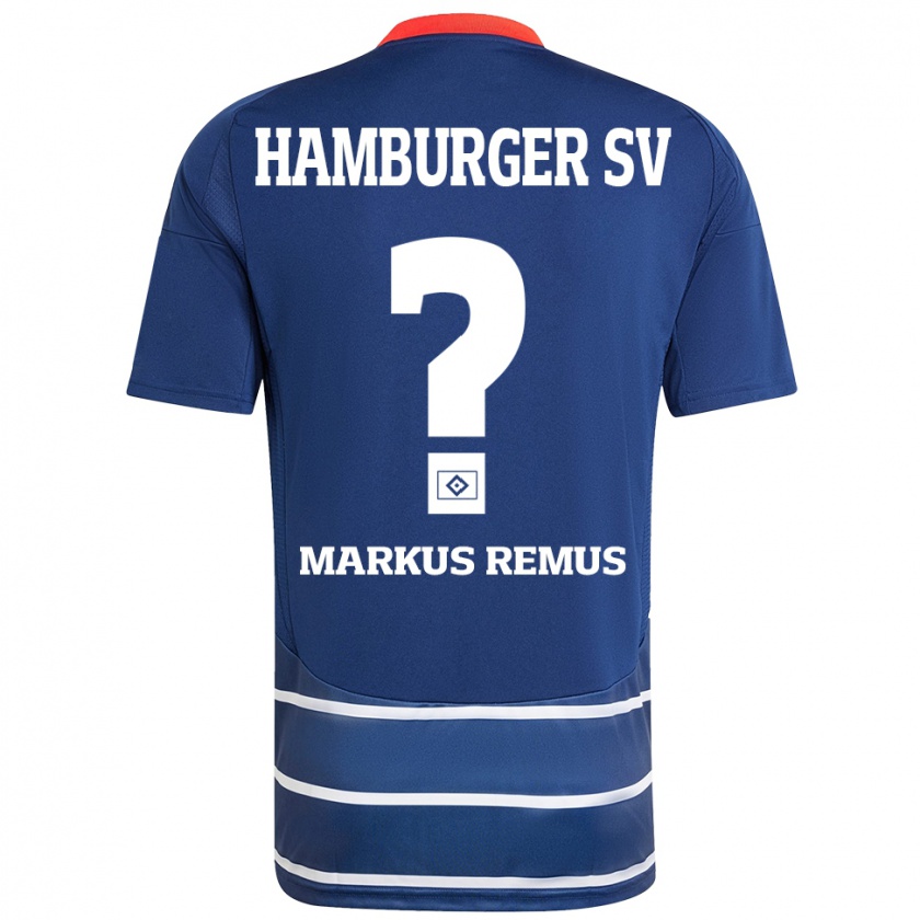 Kandiny Dames Markus Remus #0 Donkerblauw Uitshirt Uittenue 2024/25 T-Shirt