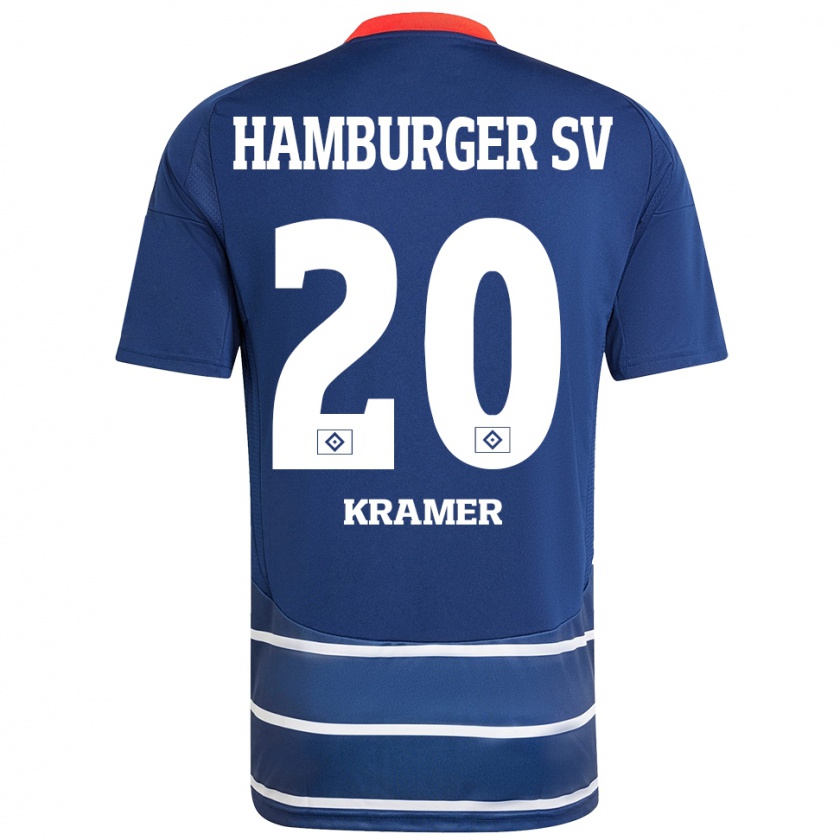 Kandiny Dames Timon Kramer #20 Donkerblauw Uitshirt Uittenue 2024/25 T-Shirt België