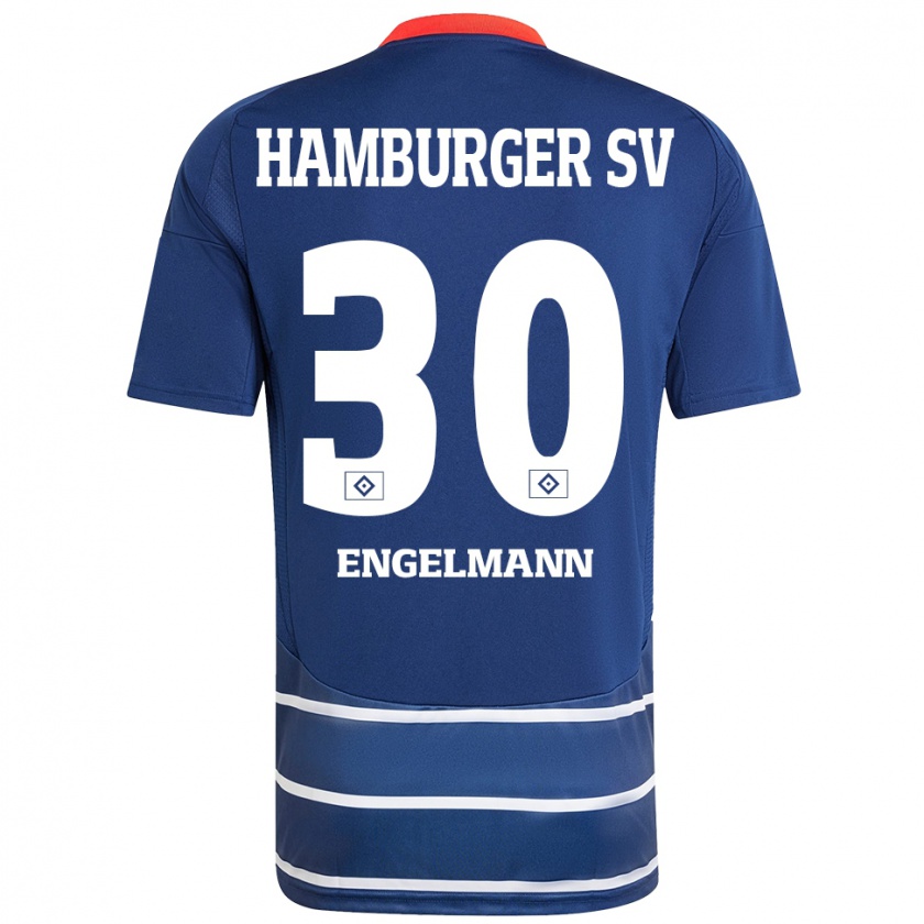 Kandiny Dames Timon Engelmann #30 Donkerblauw Uitshirt Uittenue 2024/25 T-Shirt