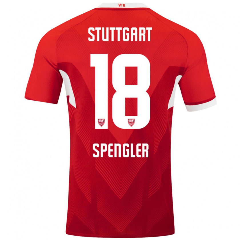 Kandiny Damen Jana Spengler #18 Rot Weiß Auswärtstrikot Trikot 2024/25 T-Shirt Österreich