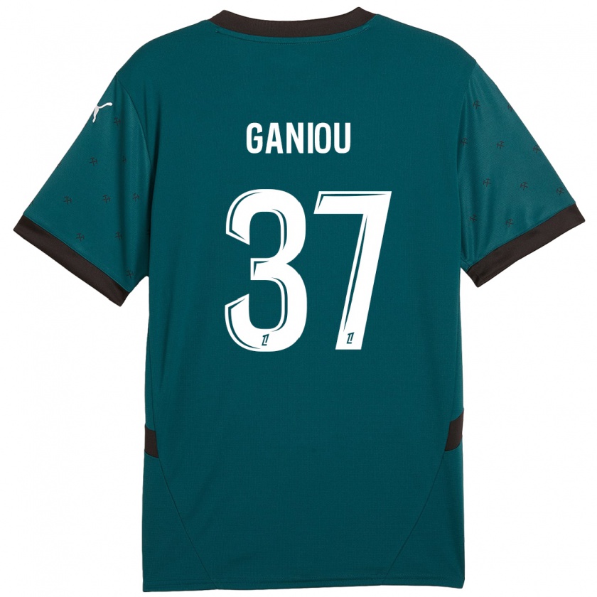 Kandiny Dames Ismaëlo Ganiou #37 Donkergroen Uitshirt Uittenue 2024/25 T-Shirt