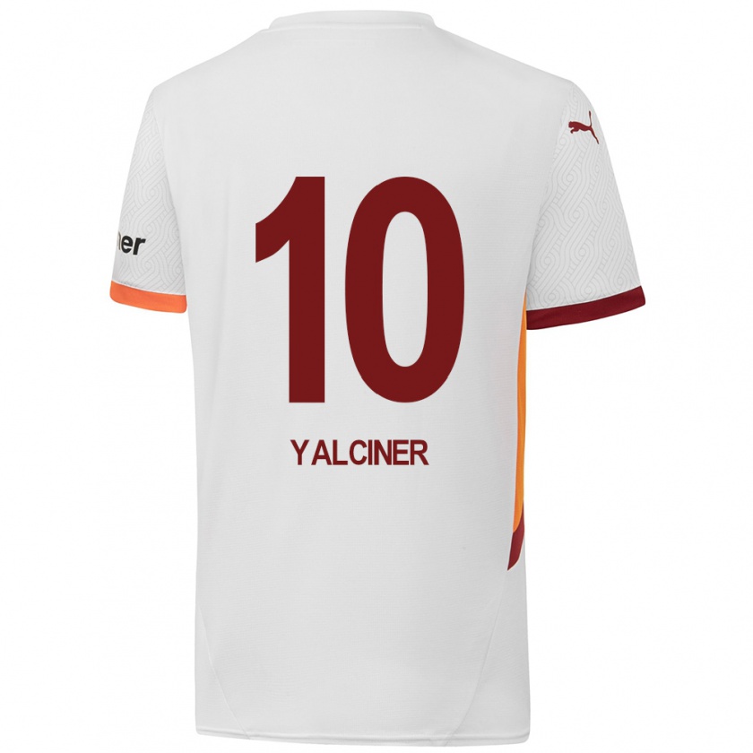 Kandiny Damen İsmigül Yalçıner #10 Weiß Gelb Rot Auswärtstrikot Trikot 2024/25 T-Shirt Österreich