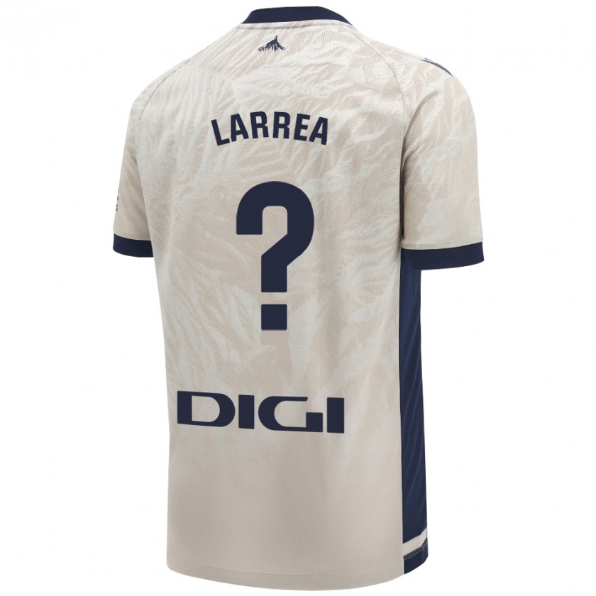 Kandiny Donna Maglia Unai Larrea #0 Grigio Chiaro Kit Gara Away 2024/25 Maglietta