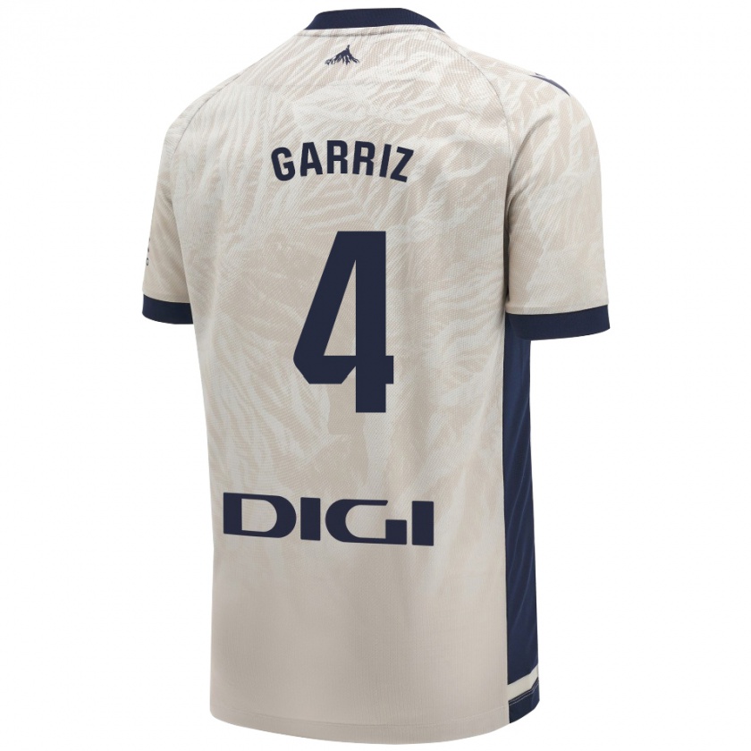 Kandiny Donna Maglia Ibaider Garriz #4 Grigio Chiaro Kit Gara Away 2024/25 Maglietta