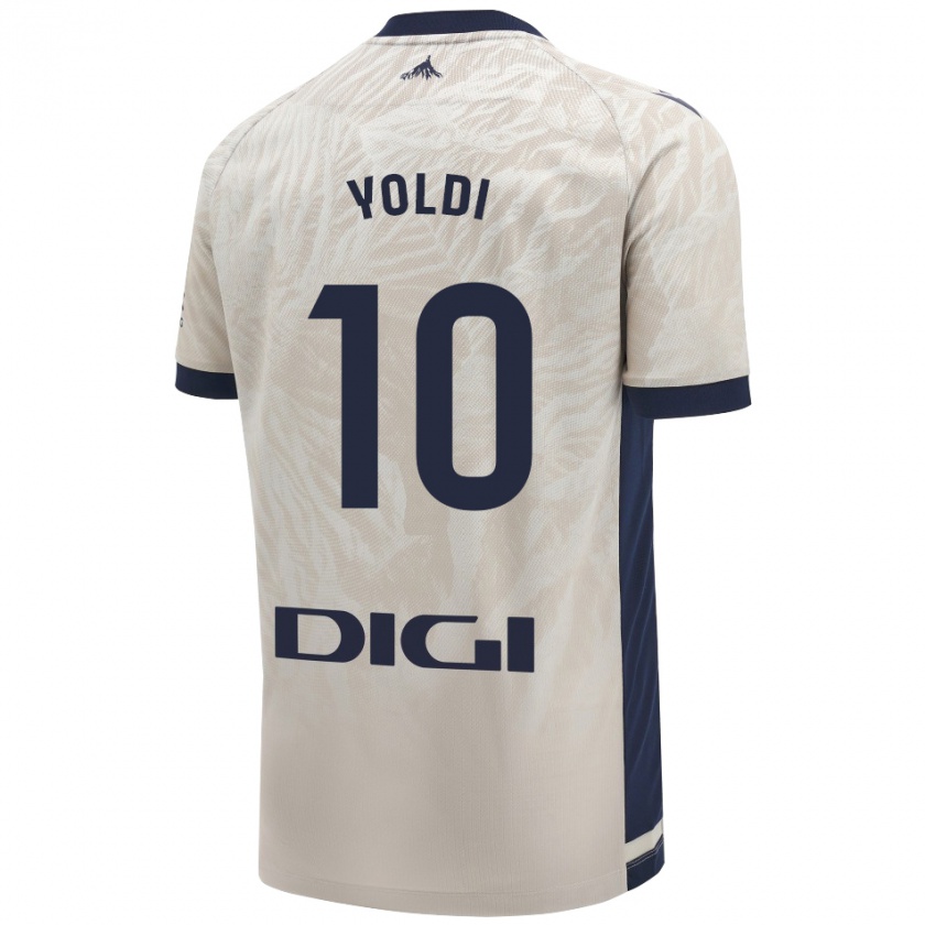 Kandiny Donna Maglia Ander Yoldi #10 Grigio Chiaro Kit Gara Away 2024/25 Maglietta