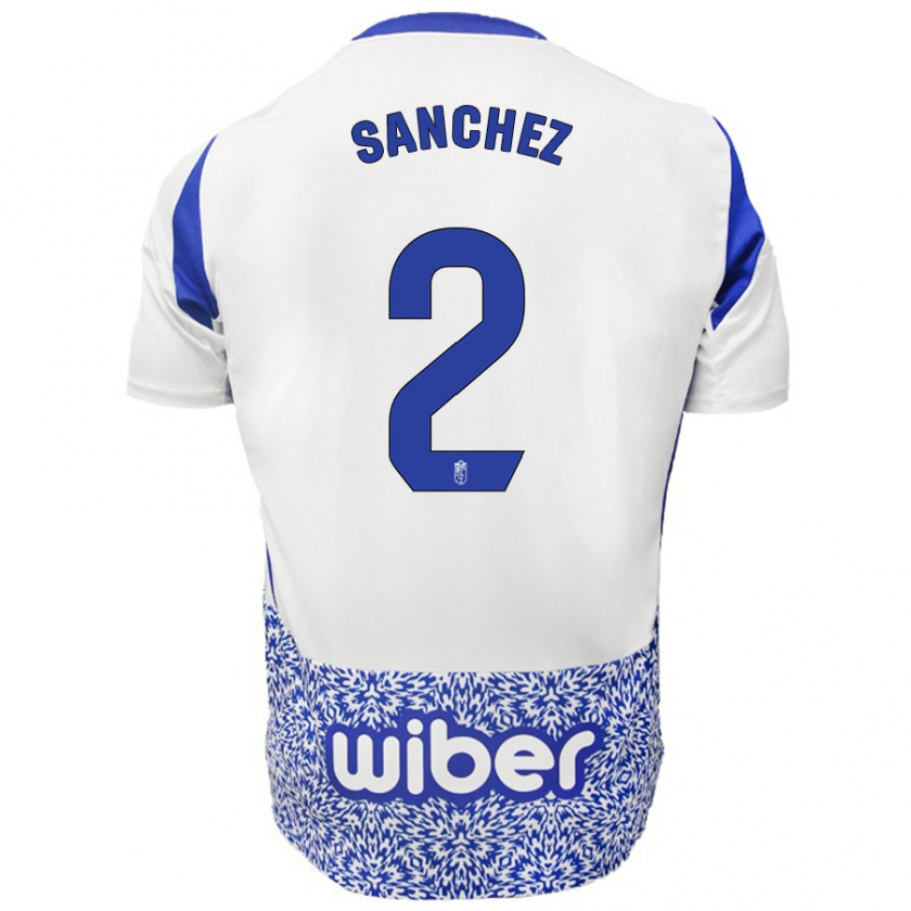 Kandiny Damen Rubén Sánchez #2 Weiß Blau Auswärtstrikot Trikot 2024/25 T-Shirt Österreich