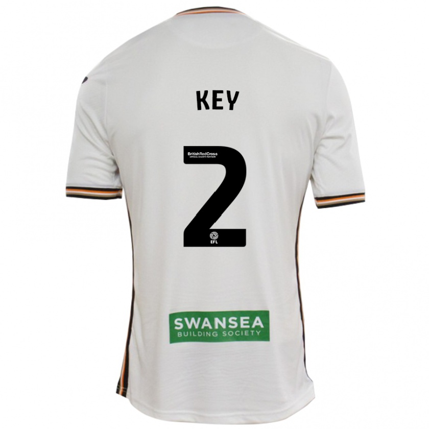 Kandiny Bambino Maglia Josh Key #2 Bianco Kit Gara Home 2024/25 Maglietta