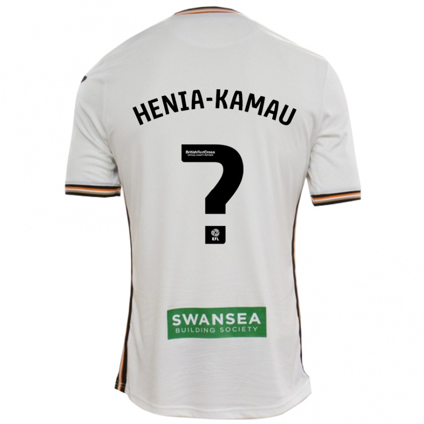 Kandiny Kinder Sammy Henia-Kamau #0 Rot Weiß Heimtrikot Trikot 2024/25 T-Shirt Österreich