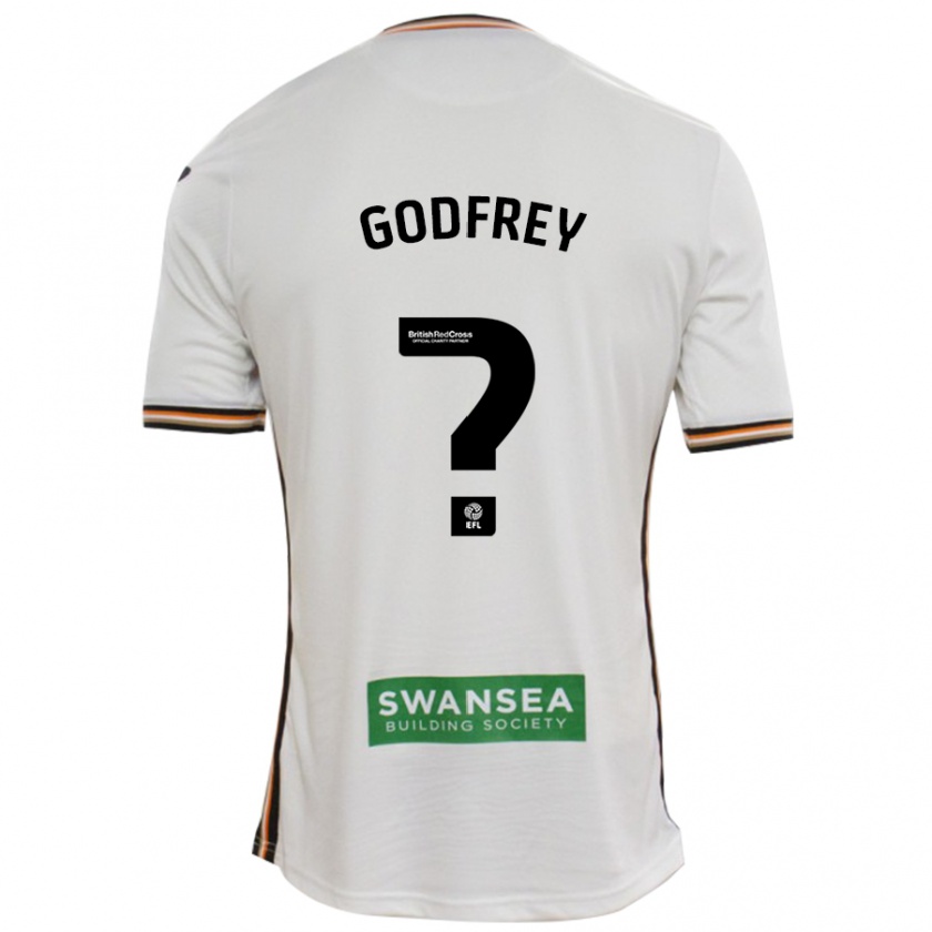 Kandiny Bambino Maglia Alex Godfrey #0 Bianco Kit Gara Home 2024/25 Maglietta